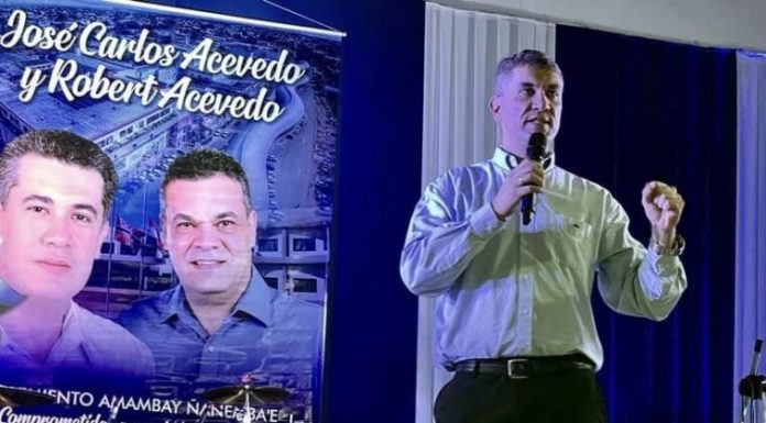 Ronald Acevedo fue electo como nuevo intendente de Pedro Juan Caballero. Foto: Facebook.