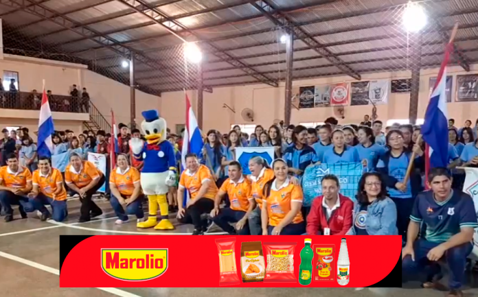 Gran participación en los Juegos Escolares en la zona alta de Abaí - Foto: Captura Video