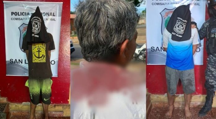 Una de las víctimas recibió un culatazo en la cabeza tras resistirse al asalto. Foto: Gentileza.