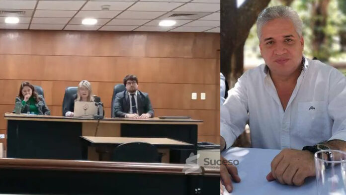 Condenado. El ex concejal Carlos Alberto Franco (que se dio vuelta a mirar) fue sentenciado a 5 años de cárcel. Foto: Edicion Web