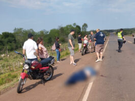 Testigos relataron que el hombre intentó maniobrar para evitar el choque, pero no pudo evitar el impacto. Foto: Gentileza.