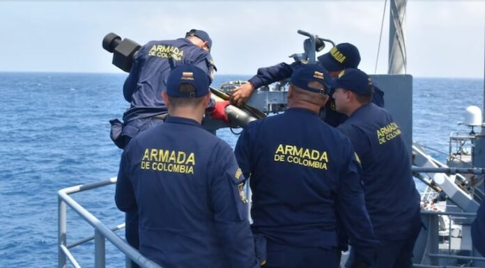 Efectivos de la Armada de Colombia. Foto ilustración.