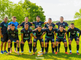 Plantel del club Tavaporã, a un paso de la gloria en la Liga Tavaiense - Foto: Suceso Multimedios