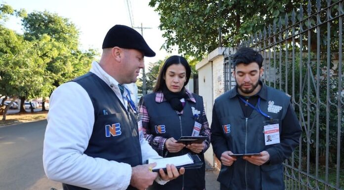 El Instituto Nacional de Estadística (INE) inició esta semana el operativo de campo. Foto: Gentileza. El Instituto Nacional de Estadística (INE) inició esta semana el operativo de campo. Foto: Gentileza.