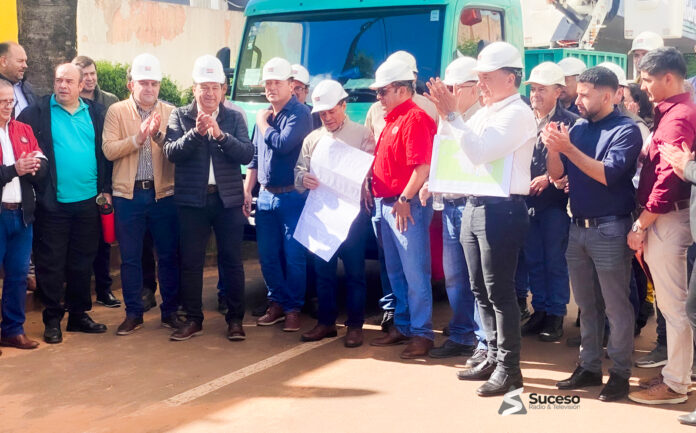 ANDE invierte más de 1.300 millones en modernización eléctrica para Yuty - Foto: Suceso Multimedios ANDE invierte más de 1.300 millones en modernización eléctrica para Yuty - Foto: Suceso Multimedios