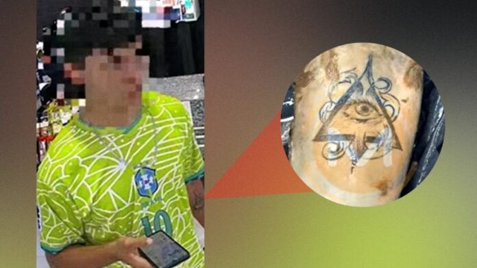 El tatuaje encontrado en el cuerpo es similar al que tenía el sicario del militar Guillermo Moral.Imagen: Edición ÚH. El tatuaje encontrado en el cuerpo es similar al que tenía el sicario del militar Guillermo Moral.Imagen: Edición ÚH.