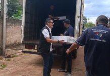 Materiales del TSJE ya están en Ciudad del Este para crucial elección de intendente Los maletines contienen actas de apertura, incidentes y escrutinio, además de insumos para la correcta marcación del dedo índice de los votantes con la tinta indeleble.Foto: Gentileza