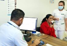 Sigue en ascenso las notificaciones por consultas respiratorias La atención para casos de salud respiratoria en la sede de la previsional en Asunción cuenta con 17 médicos neumólogos. Foto: IPS