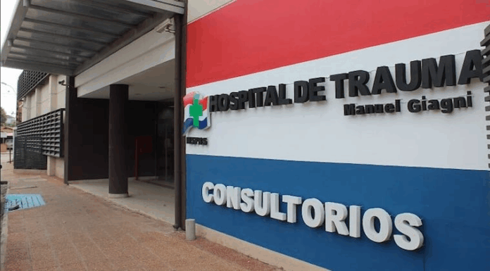 Hospital de Trauma, en Asunción.