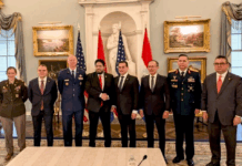 El acuerdo SOFA incrementa el entrenamiento militar y acceso a tecnología de EE. UU. Autoridades de EE. UU. y Paraguay participaron del acto de firma del Estatuto de las Fuerzas (SOFA) en Washington D. C., el 16 de diciembre de 2025. Foto: Archivo