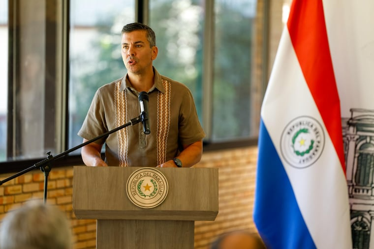 Santiago Peña, presidente de la República.