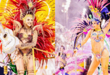 Unas 13.000 personas vibraron en la 1ª ronda del Carnaval de Encarnación Ritmo, color y alegría se apoderaron de una noche mágica, que marco la apertura de la mayor fiesta carnestolenda del país.Foto: Gentileza