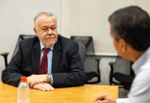 Titular de IPS “pensó en renunciar” tras muerte de Braulio por desperfecto del angiógrafo El presidente del Instituto de Previsión Social (IPS), Jorge Brítez. Foto: Archivo