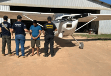 Detienen a boliviano e incautan aeronave sin matrícula en aeródromo de Filadelfia La Policía Nacional detuvo a un ciudadano boliviano e incautó una aeronave.Foto: Gentileza