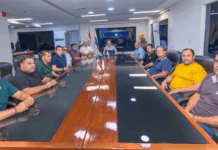 Garantizan compra del 100% de la producción de caña dulce Encuentro. Trabajadores de Petropar reunidos con el nuevo presidente, William Wilka.GENTILEZA